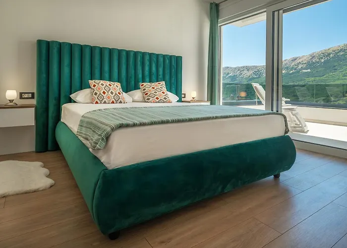 Villa Marina With A Pool Draga Bašćanska